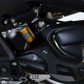 Kit protection de cadre R&G RACING noir (3 pièces) - MV Agusta Brutale 1000RR
