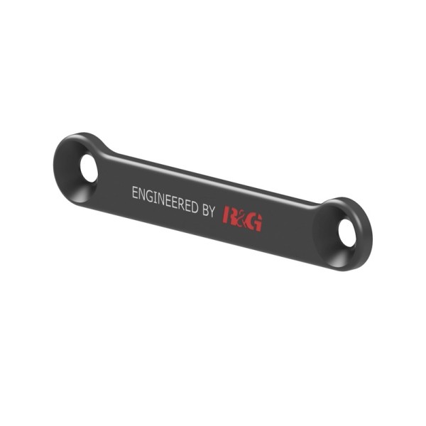 Cache orifice repose-pieds gauche R&G RACING - rouge Kawasaki ZH2