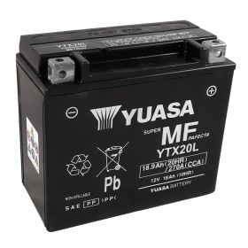 Batterie AGM Activated Pré-remplie YUASA YTX20L (20LBS)