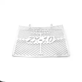 Protection de radiateur gravée R&G RACING - inox Kawasaki ZX-10RR