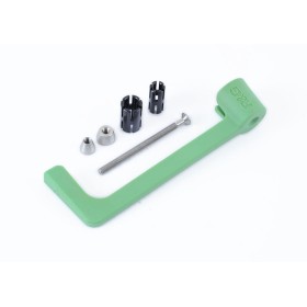 Protection de levier R&G RACING moulé - vert Triumph