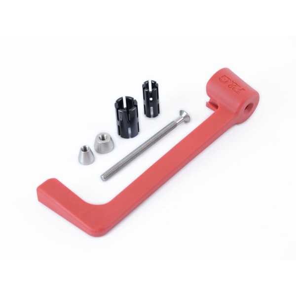 Protection de levier R&G RACING moulé - rouge BMW S1000R/Sport/M Sport