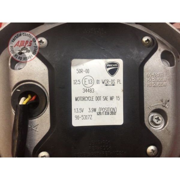 Optique de phare avant Ducati 797 Monster 2017 à 2019