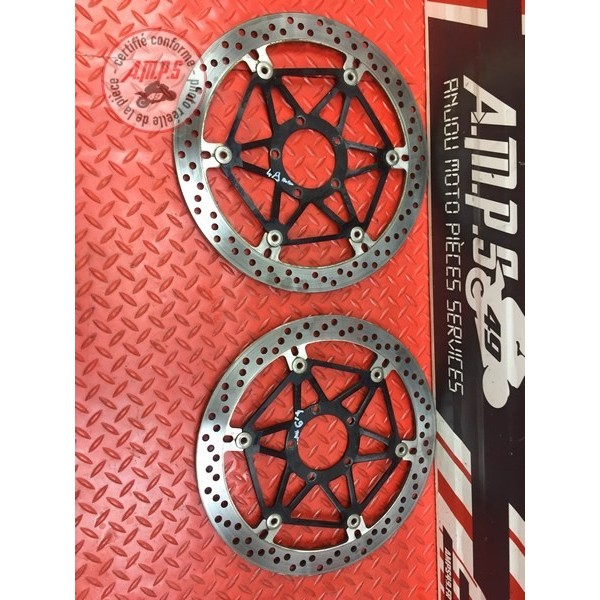 Paire de disque de frein avant Ducati 1098 SF Streetfighter 2009 à 2013