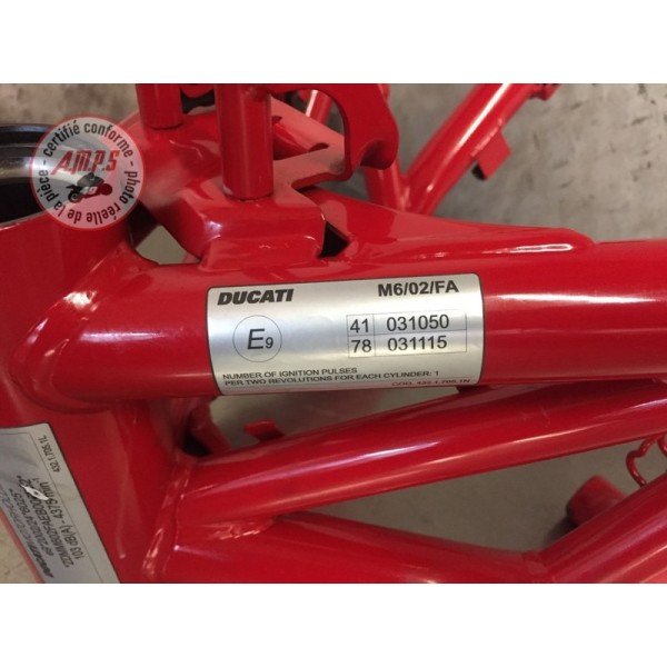 Cadre avec carte grise Ducati 1200 Monster 2014 à 2016