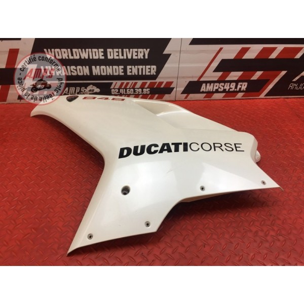 Flanc de carénage gauche Ducati 848 SBK 2008 à 2013