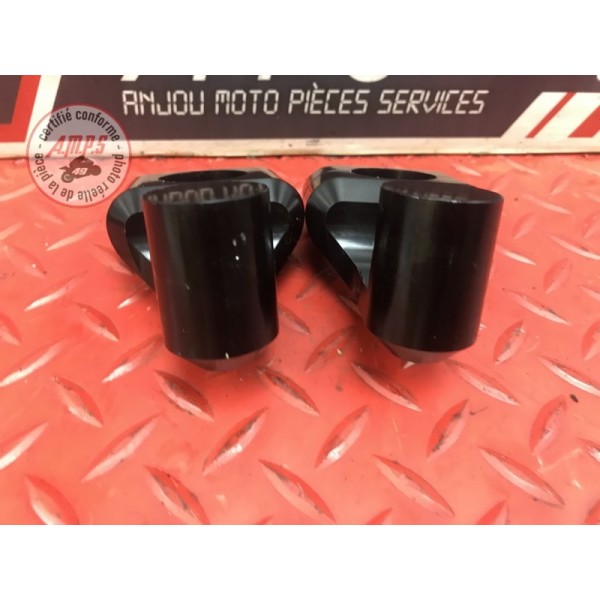 Pontet réhausseur de guidon ajustable SW-MOTECH noir, pour guidon de 22mm