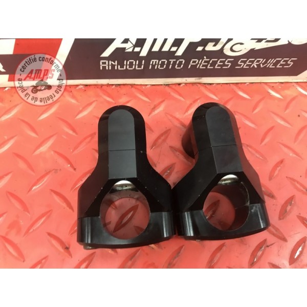 Pontet réhausseur de guidon ajustable SW-MOTECH noir, pour guidon de 22mm
