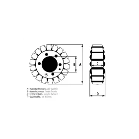 Stator ELECTROSPORT - Suzuki DL 1000 V-STROM