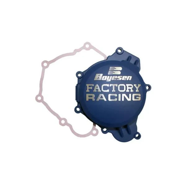 Couvercle d'allumage BOYESEN Factory Racing bleu Yamaha YZ65