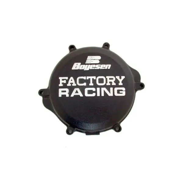 Couvercle de carter d'embrayage BOYESEN Factory Racing noir Suzuki RM-Z125