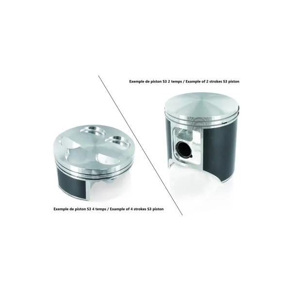Piston coulé S3 Ø75,96mm compression standard Sherco TR290