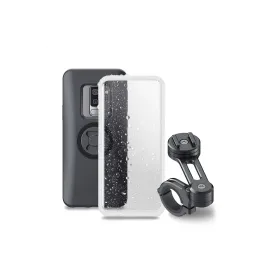 Pack complet SP-CONNECT Moto Bundle fixé sur guidon Samsung S9+