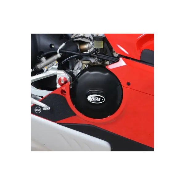 Couvre-carter d'embrayage R&G RACING noir Ducati Panigale V4/V4S