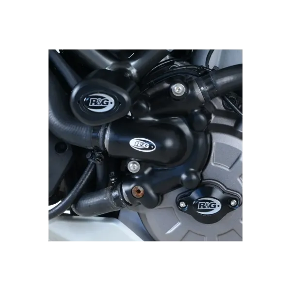 Couvre-carter gauche R&G RACING Black Ducati Multistrada 1260