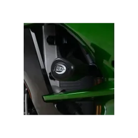 Tampons de protection R&G RACING Aero noir Kawasaki H2 SX