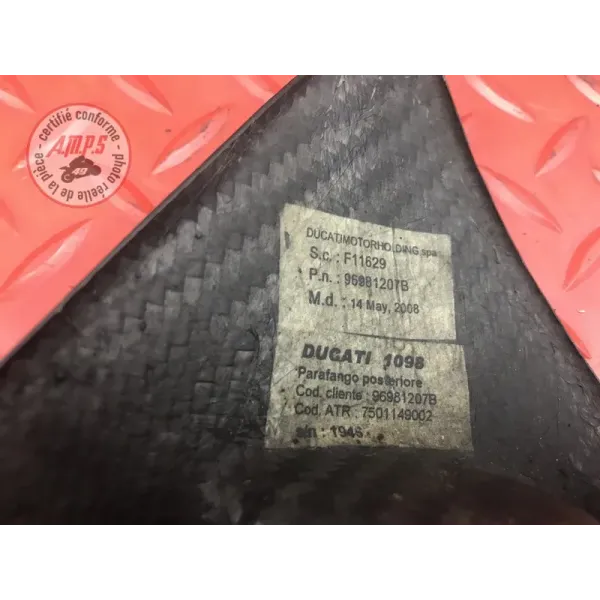 Leche roue arrière carbone Ducati 1198 2009 à 2011