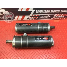 Paire de silencieux GPR Exo 7 Triumph 1050 Speed Triple 2005 à 2010