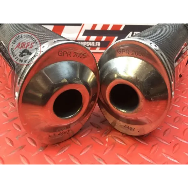 Paire de silencieux GPR Exo 7 Triumph 1050 Speed Triple 2005 à 2010