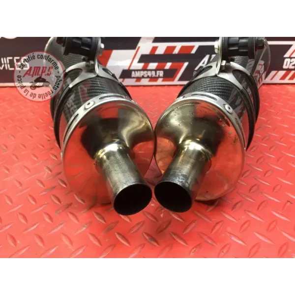 Paire de silencieux GPR Exo 7 Triumph 1050 Speed Triple 2005 à 2010