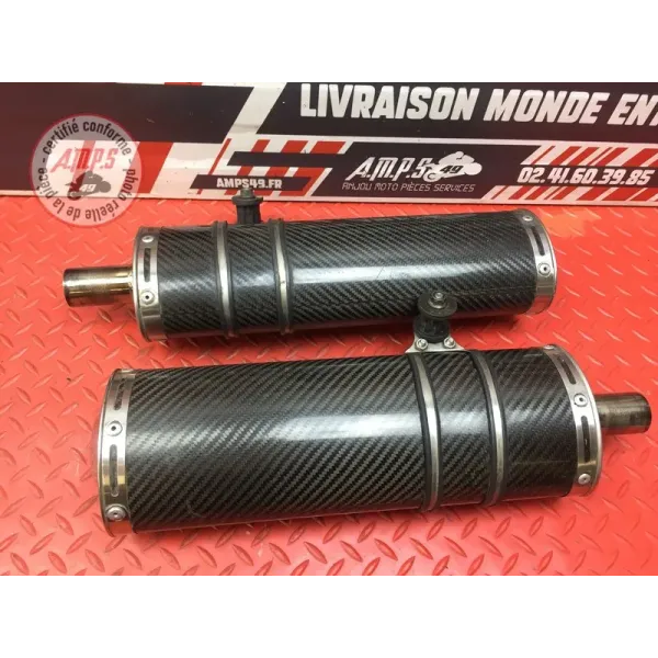 Paire de silencieux GPR Exo 7 Triumph 1050 Speed Triple 2005 à 2010