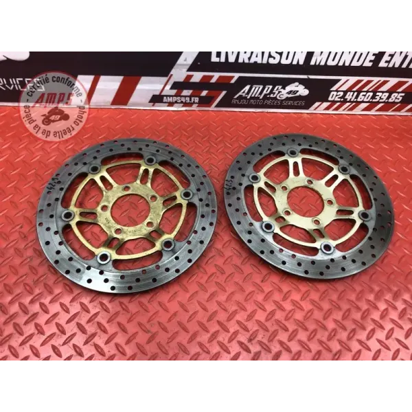 Paire de disque de frein avant Suzuki SV N 650 1999 à 2002