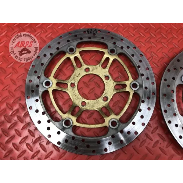 Paire de disque de frein avant Suzuki SV N 650 1999 à 2002