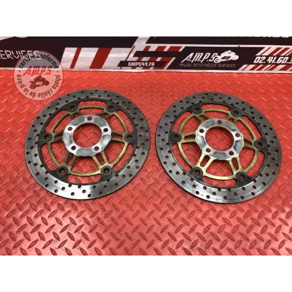 Paire de disque de frein avant Suzuki SV N 650 1999 à 2002