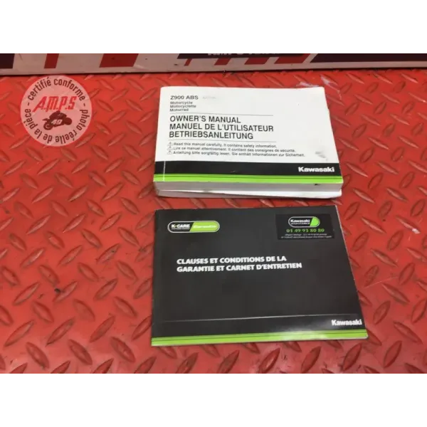 Manuel d utilisateur Kawasaki Z900 2017 à 2019
