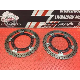 Paire de disque de frein avant Kawasaki Z900 2017 à 2019