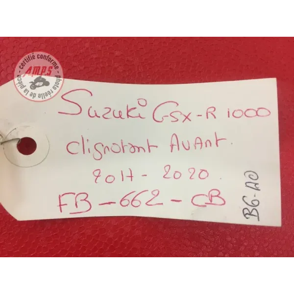 Cligniotant avant Suzuki GSXR 1000 R 2017 à 2020