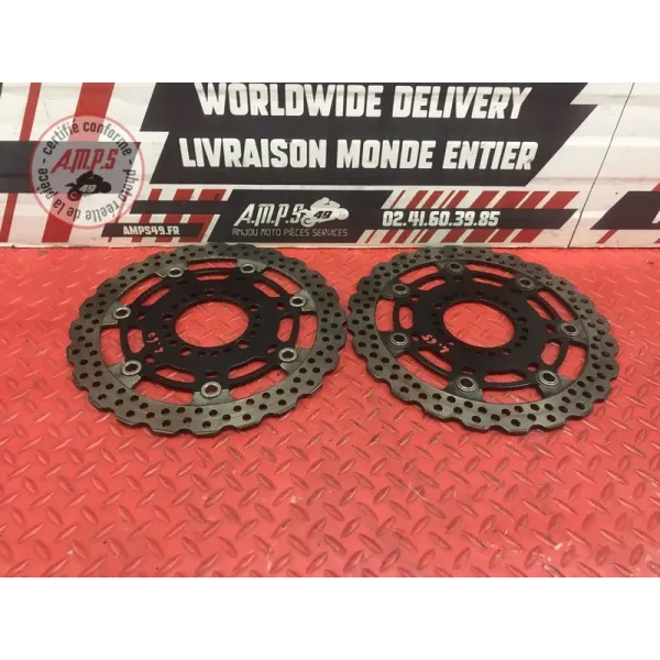 Paire de disque de frein avant Kawasaki VERSYS 650  2015 à 2021