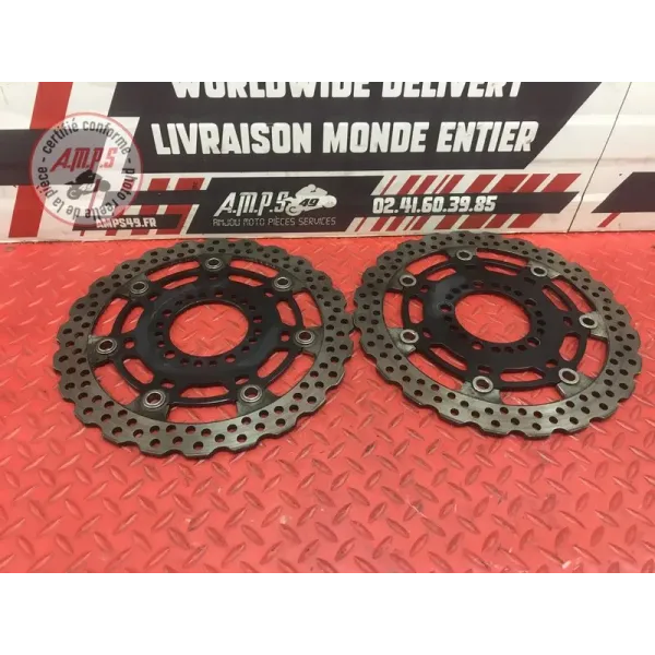 Paire de disque de frein avant Kawasaki VERSYS 650  2015 à 2021