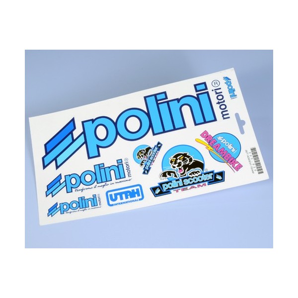 autocollants Polini Blue Line (10pcs)