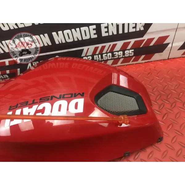 Cache sur reservoir gauche Ducati 1100 Monster EVO 2008 à 2013