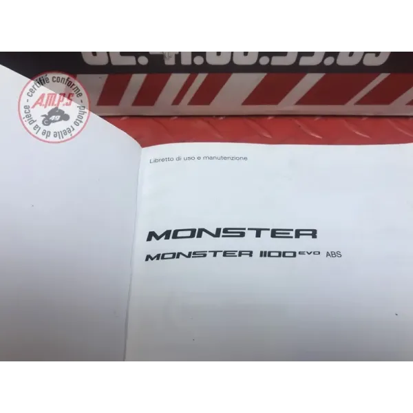 Manuel d utilisateur Ducati 1100 Monster EVO 2008 à 2013