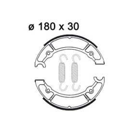 Plaquettes de freins Avant AP RACING - XS C - 400 - YAMAHA 1981-1981