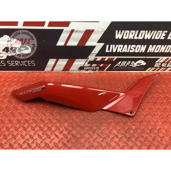 Cache plastique sous selle droit Ducati 1200 Multistrada S 2010 à 2012
