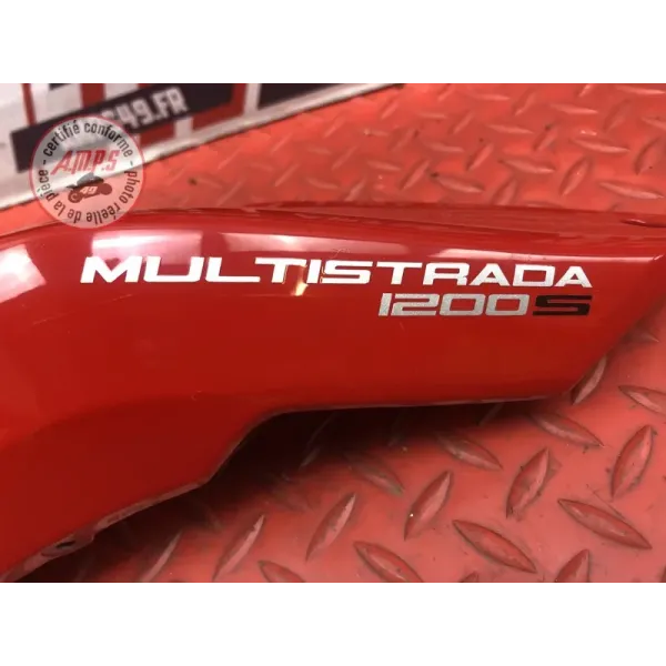 Cache plastique sous selle gauche Ducati 1200 Multistrada S 2010 à 2012