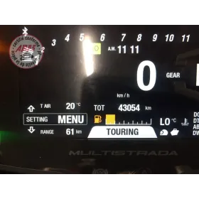 Compteur Tableau de bord Ducati 1260 Multistrada Enduro 2019 à 2021