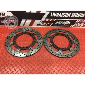 Paire de disque de frein avant Yamaha FZ6 Fazer 2004 à 2006
