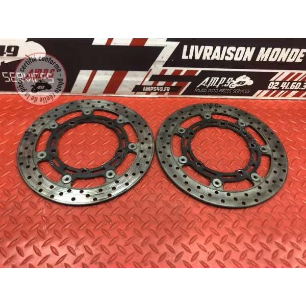 Paire de disque de frein avant Yamaha FZ6 Fazer 2004 à 2006