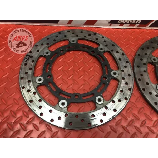 Paire de disque de frein avant Yamaha FZ6 Fazer 2004 à 2006