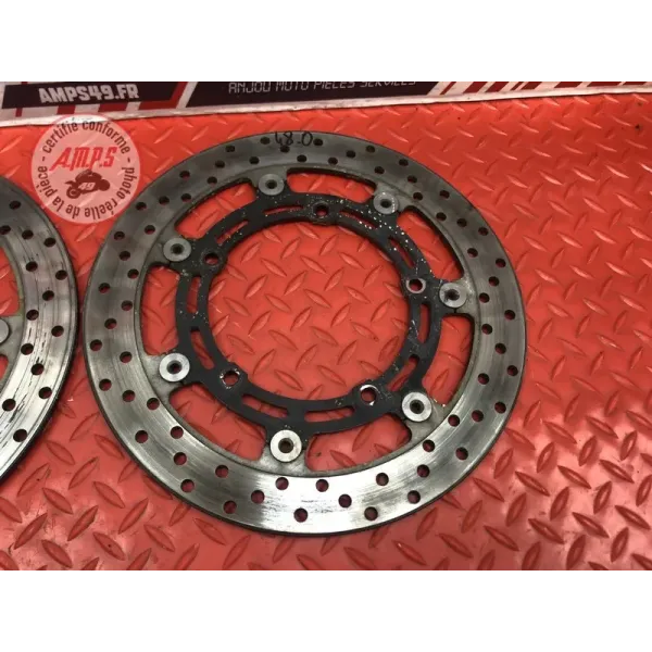 Paire de disque de frein avant Yamaha FZ6 Fazer 2004 à 2006