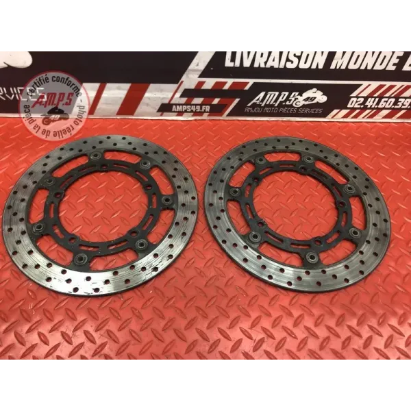Paire de disque de frein avant Yamaha FZ6 Fazer 2004 à 2006
