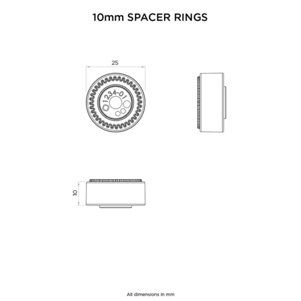 QUADL MOTORCYCLE SPACER RINGS