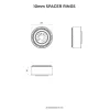 QUADL MOTORCYCLE SPACER RINGS