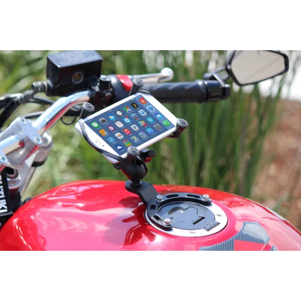 Pack complet RAM MOUNTS X-Grip bras court fixation réservoir - smartphones larges