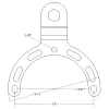 Pack complet RAM MOUNTS X-Grip bras court fixation réservoir