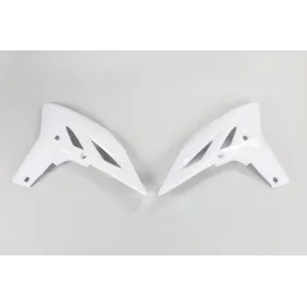 Ouïes de radiateur UFO blanc Yamaha WR450F